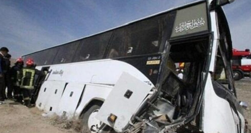 İranda avtobus qəzaya uğrayıb,ölən və yaralananlar var