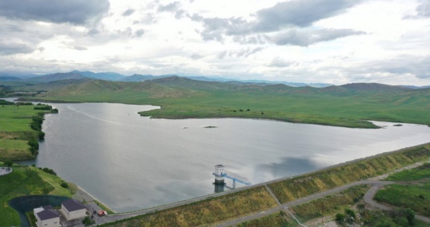 Construction of 3 out of 4 reservoirs in Fuzuli nearing completion