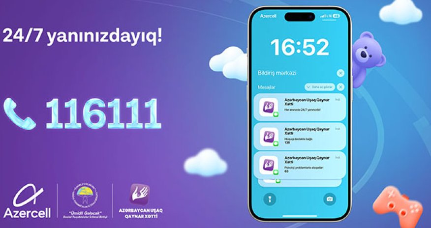 “Uşaq Qaynar Xətti” 2024-cü ilin 3-cü rübünün nəticələrini açıqlayıb