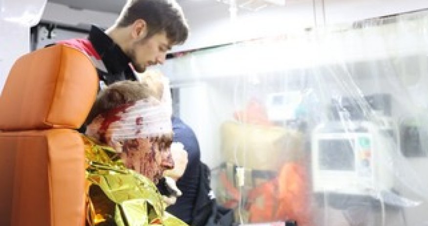 Rusiya Xarkovdakı polis binasını vurub, 40 nəfər yaralanıb