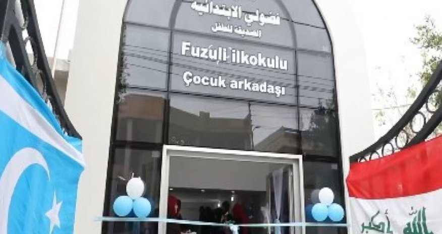 İraqda Məhəmməd Füzulinin adını daşıyan məktəbin açılışı olub - VİDEO