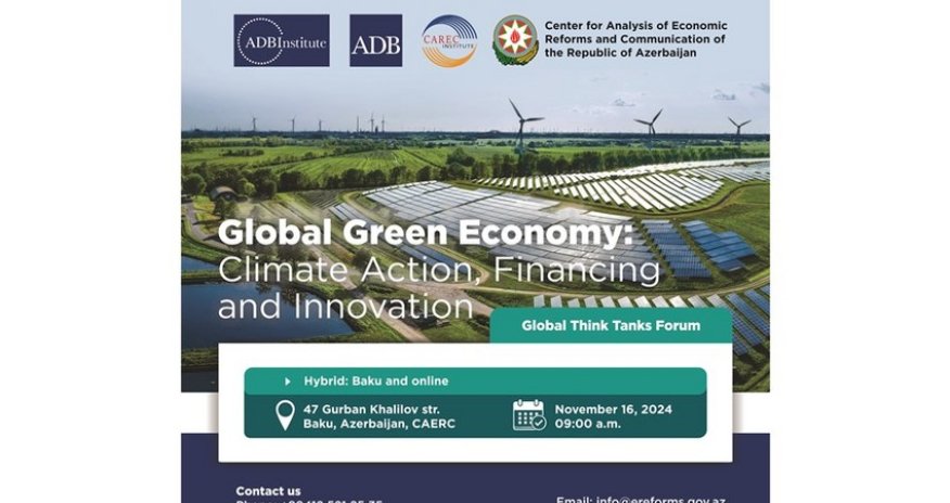 Baku to host Global Think Tanks Forum