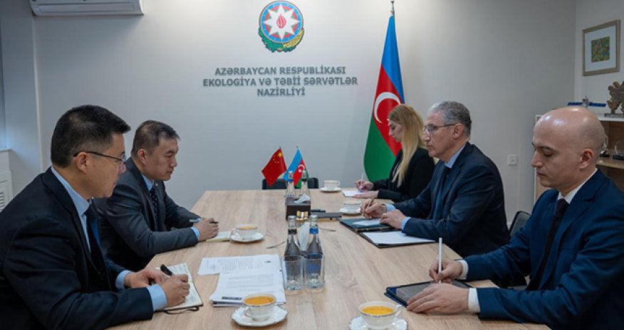 Muxtar Babayev Dinq Tao ilə görüşüb