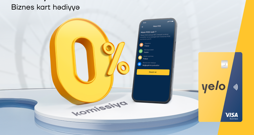 Receive Visa payments commission-free with Yelo Mobile POS!