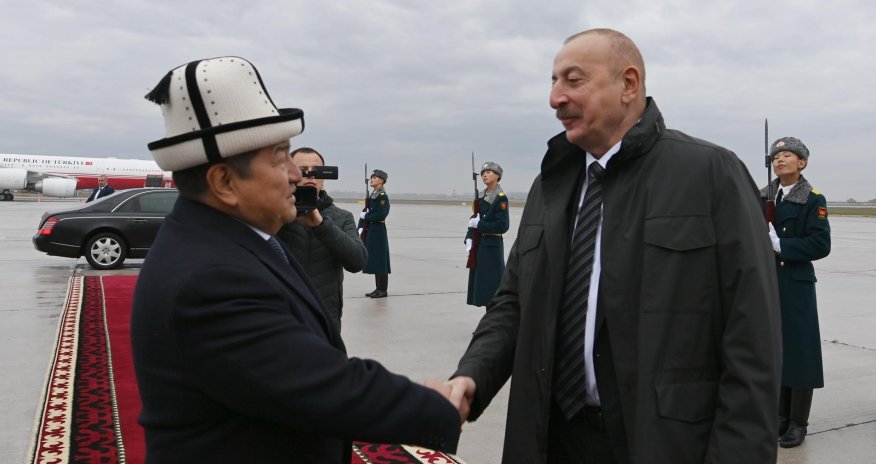 İlham Əliyevin Qırğızıstana səfəri başa çatıb