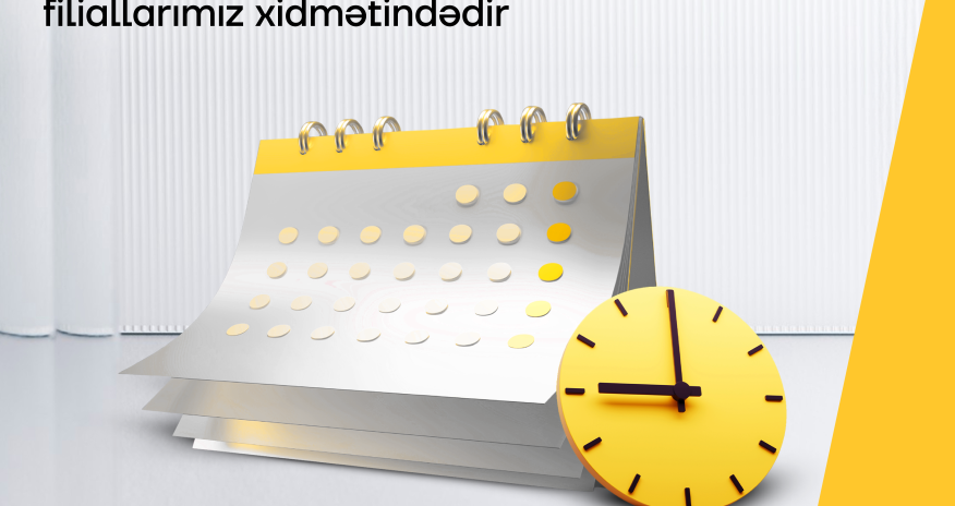Bayram günləri Yelo Bank filialları xidmətinizdə olacaq