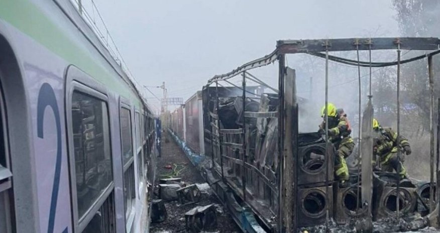 На западе Польше загорелись два поезда, эвакуированы около 1 тыс. человек