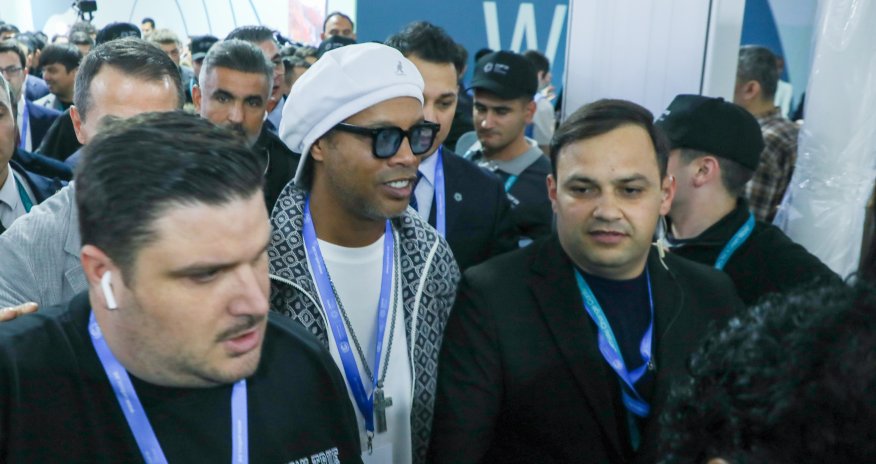 Ronaldinyo COP29-da iştirak edib - VİDEO