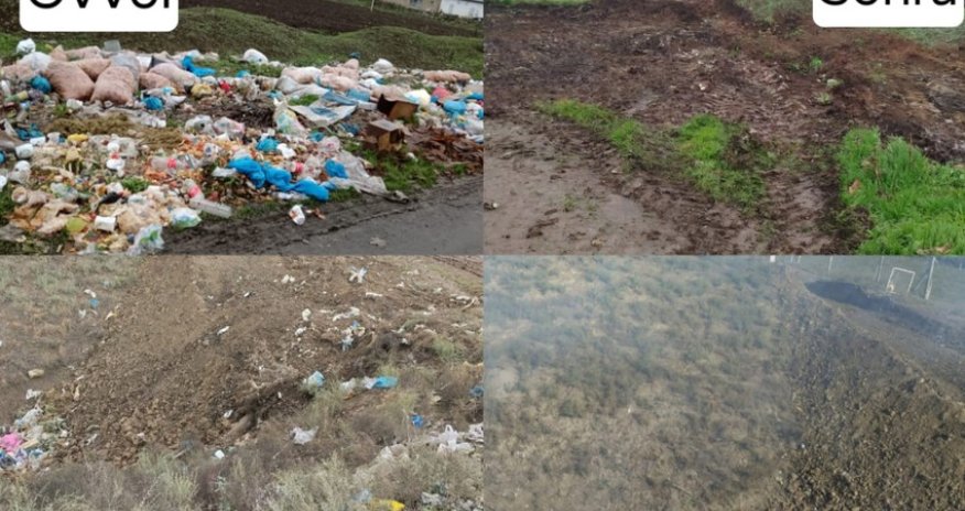 Cəlilabadda ətraf mühiti zibilləyən şəxslər inzibati məsuliyyətə cəlb olunublar