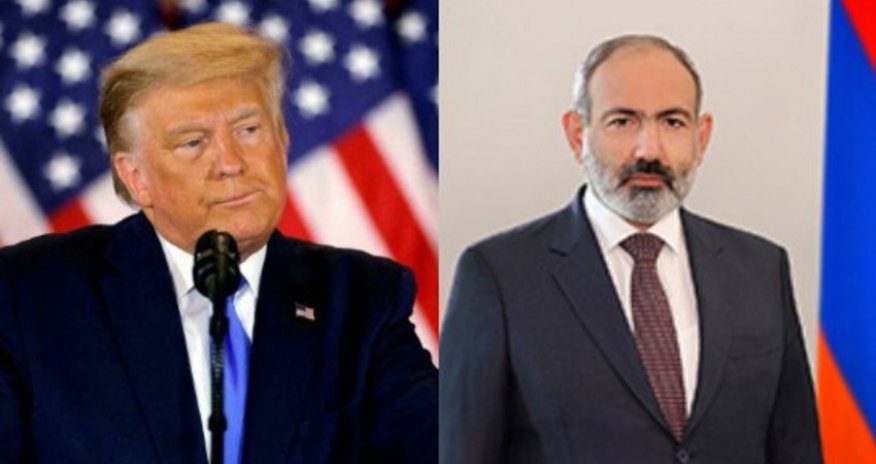 Paşinyan Trampa zəng edib