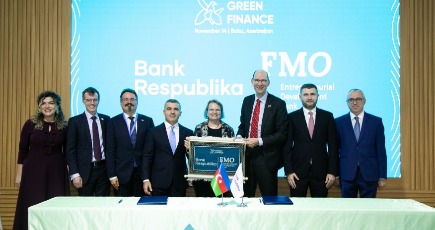 COP29 çərçivəsində Bank Respublika və FMO arasında böyük kredit sazişi imzalandı