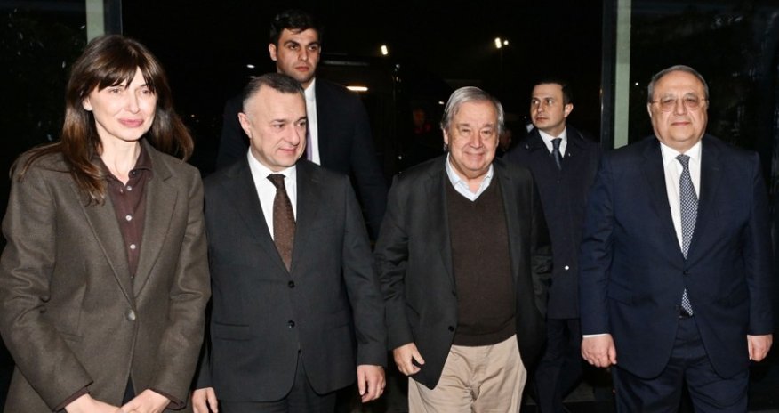 Antonio Guterres arrives in Azerbaijan