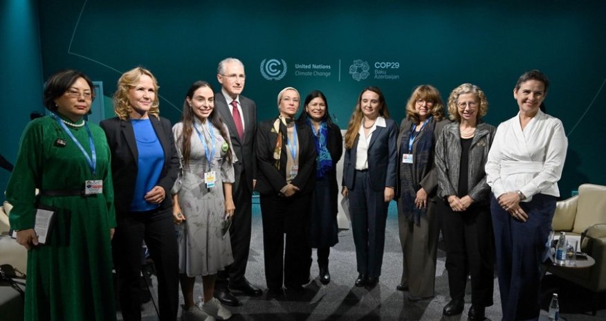 Leyla Əliyeva Qlobal Liderlərin Dialoqunda iştirak edib