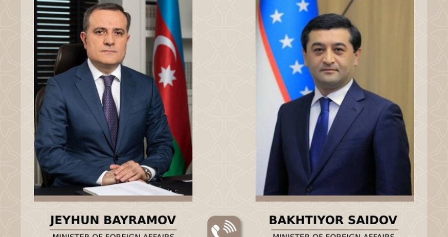 Джейхун Байрамов поздравил Бахтиера Саидова с переназначением главой МИД Узбекистана