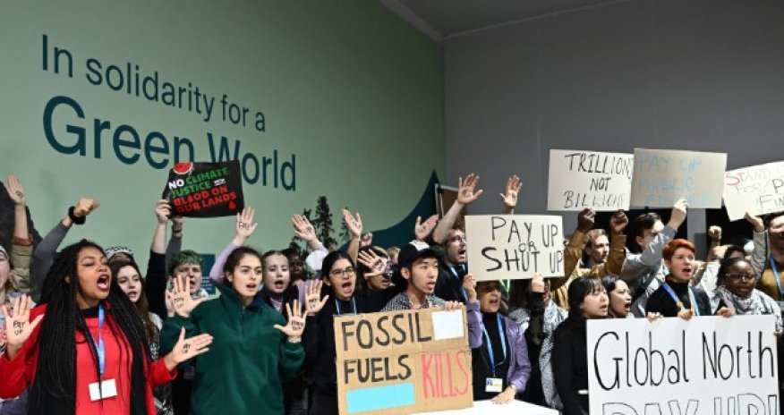 COP29 məkanında daha bir aksiya keçirilib