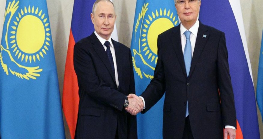 Putin və Tokayev strateji tərəfdaşlığın dərinləşdirilməsinə dair bəyanat imzalayıblar