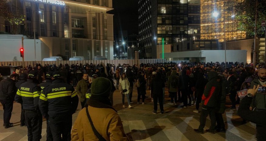 Tbilisidə  etiraz aksiyası keçirilir