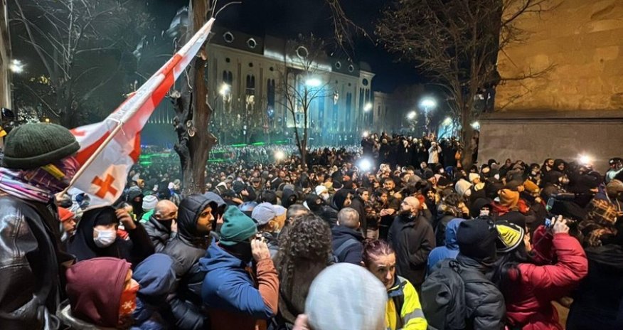 В Тбилиси в ходе акции протеста пострадали 44 человека
