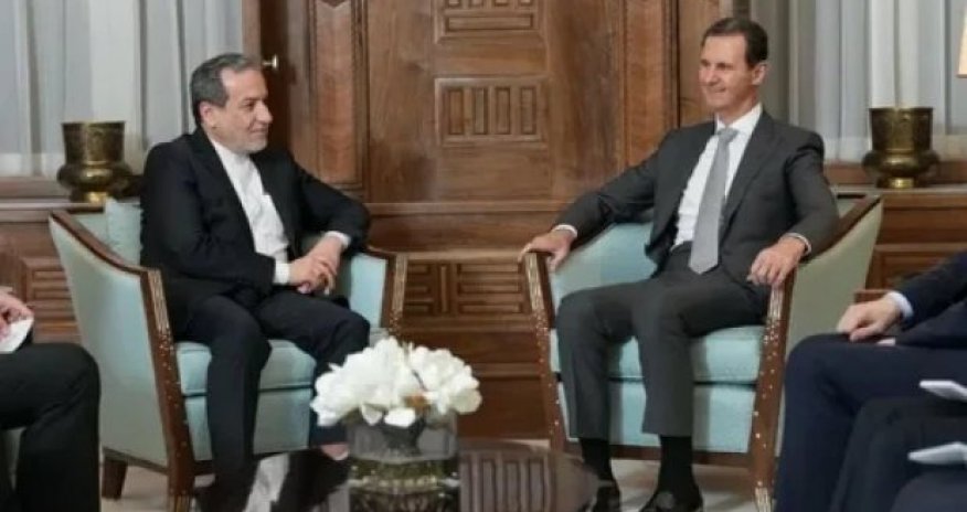 Bəşər Əsəd Abbas Araqçı ilə görüşüb