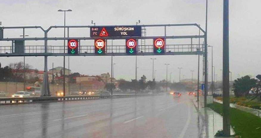 Hava Limanı yolunda sürət həddi endirilib