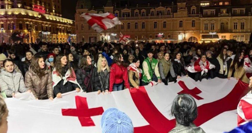 Tbilisidə yenidən etiraz aksiyaları başlayıb