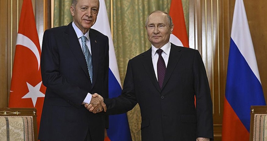 Ərdoğan və Putin Suriyadakı vəziyyəti müzakirə edib