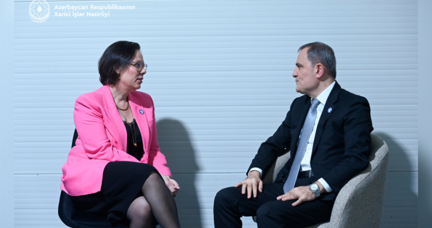 Ceyhun Bayramov isveçli həmkarı ilə görüşüb