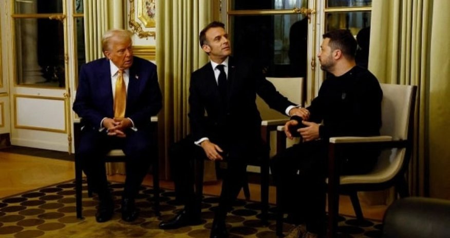 Zelenskinin Makron və Tramp ilə danışıqlarının təfərrüatları