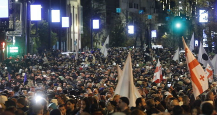 Tbilisidə yenidən aksiya keçirilir