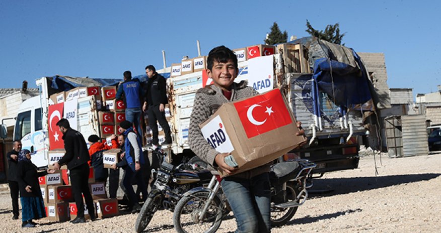 Türkiyə Suriyaya humanitar yardım göndərib