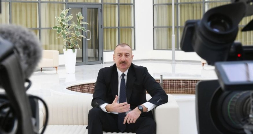 Əliyev Ermənistanla sülh müqaviləsi barədə danışıb