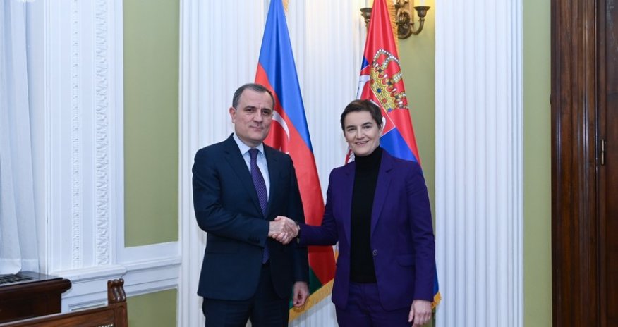 Ceyhun Bayramov Serbiya parlamentinin sədri ilə görüşüb