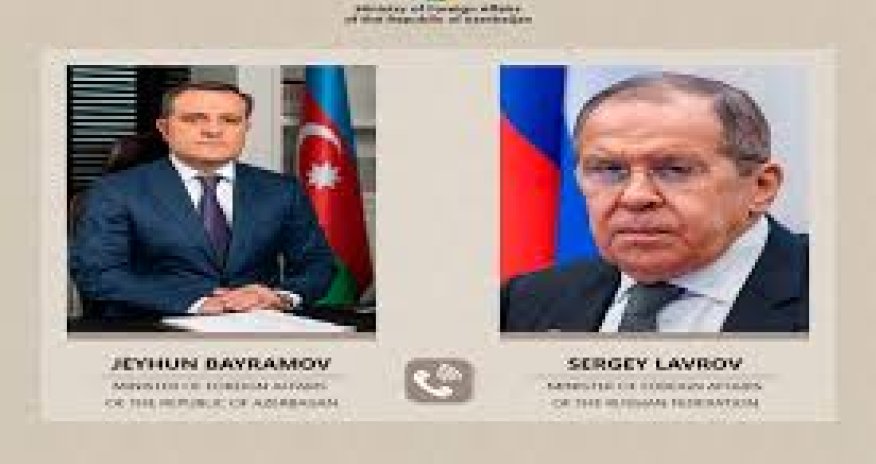Sergey Lavrov Ceyhun Bayramova zəng edib