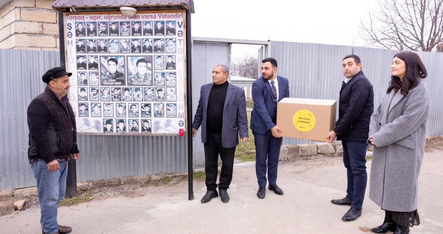Yelo Bank посетил семьи шехидов и ветеранов в Шемахе