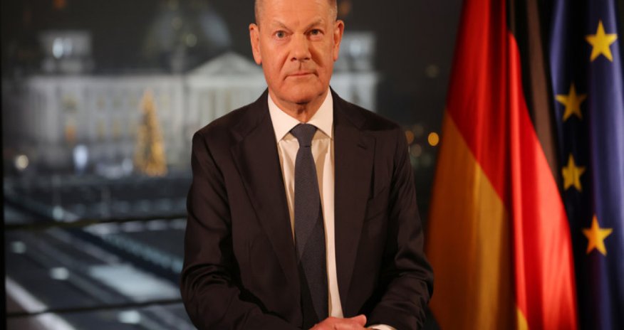 Şolz: Almaniya növbəti ildə də Ukraynanı dəstəkləməyə davam edəcək