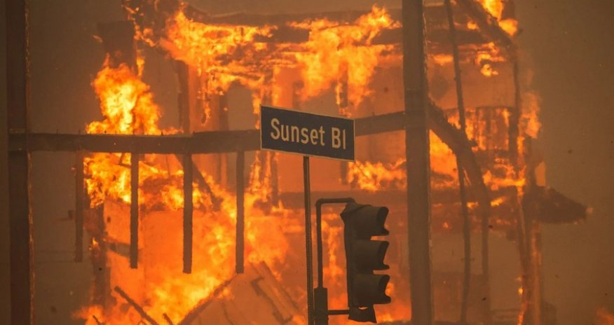 Hollywood Hills fire breaks out as deadly wildfires burn out of control across Los Angeles area