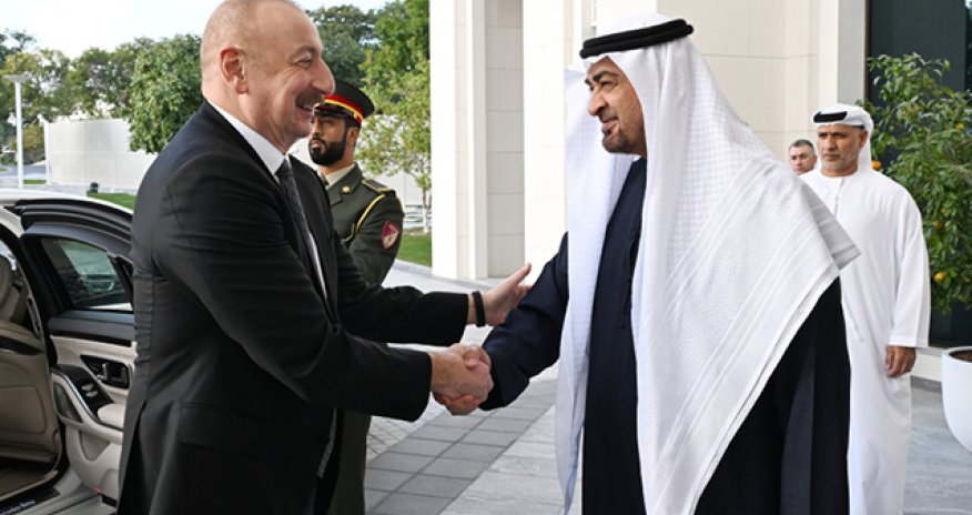 İlham Əliyev BƏƏ Prezidenti ilə görüşüb