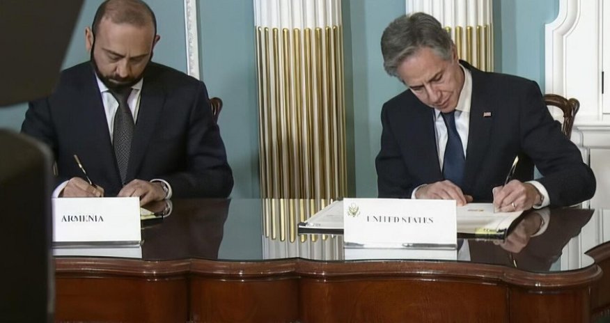 US and Armenia sign strategic partnership agreement
