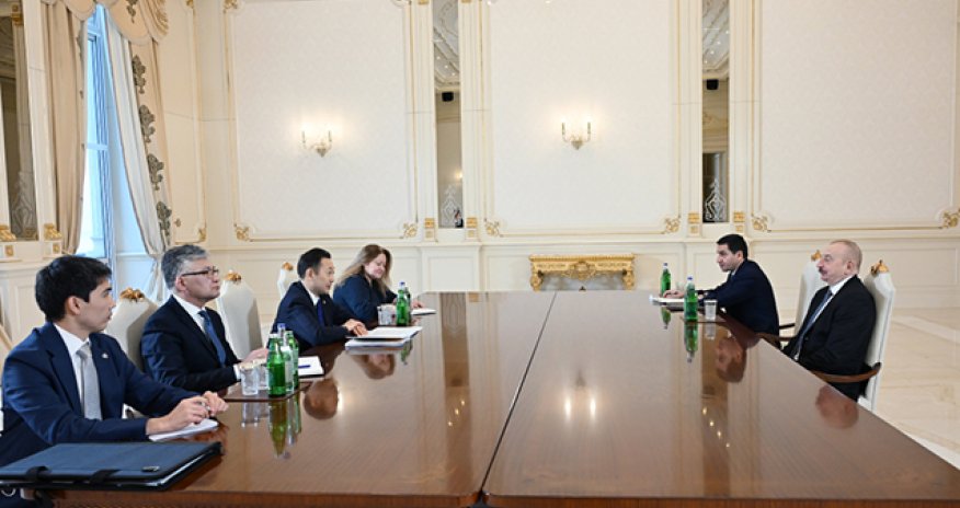 Prezident Kayrat Sarıbayı qəbul edib