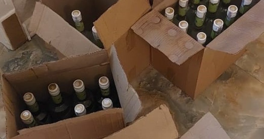 В Баку во дворце торжеств обнаружен контрафактный алкоголь