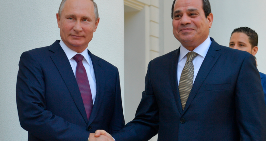Президенты Египта и РФ провели телефонный разговор