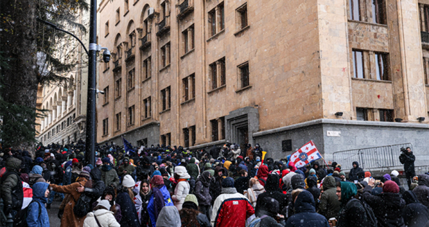 Tbilisidə etiraz aksiyası keçirilir