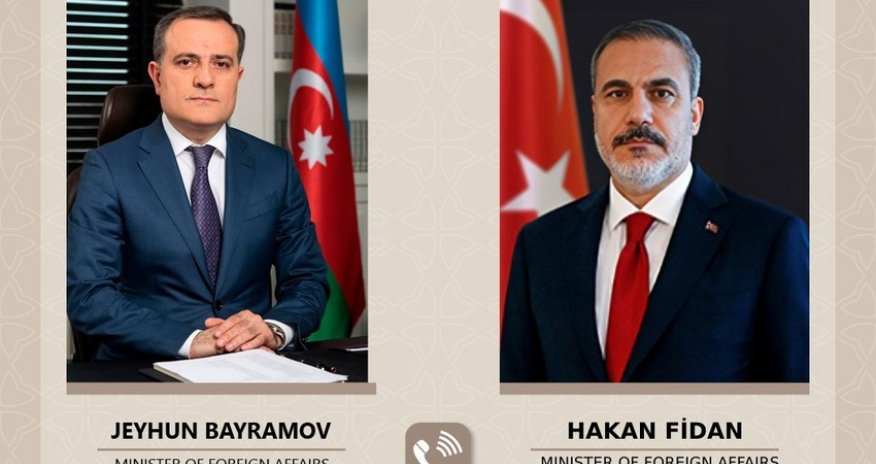 Ceyhun Bayramovla Hakan Fidan arasında telefon danışığı olub