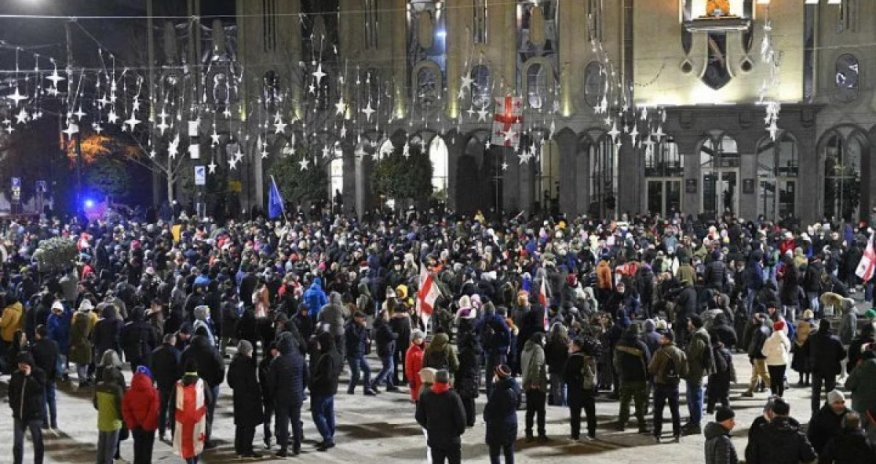 Tbilisidə etiraz aksiyası keçirilir