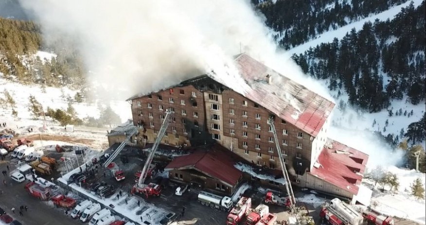 Türkiyədə hoteldə baş verən yanğında 36-ı uşaq ölüb