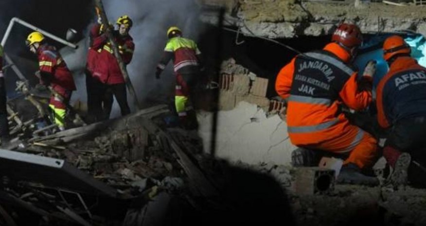 В Турции задержали 4 человек в связи с обрушением жилого дома