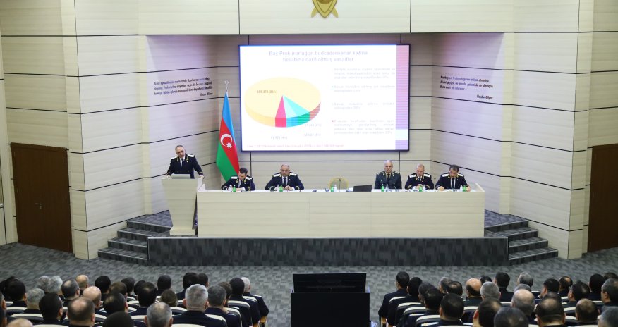 Ötən il  prokrorluq tərəfindən 33,4 milyon manatdan artıq məbləğdə əmlak üzərinə həbs qoyulub