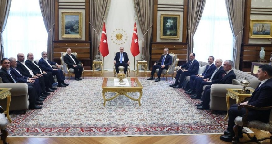 Ərdoğan HƏMAS nümayəndə heyətini qəbul edib