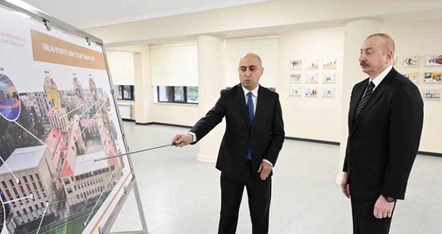 Президент ознакомился с условиями, созданными в спортивном лицее 