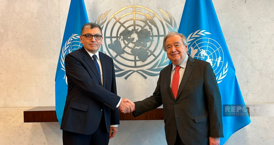 Новый постоянный представитель Азербайджана при ООН вручил Гутерришу верительные грамоты